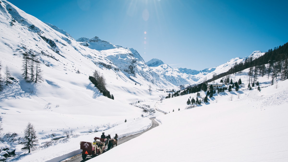 Kutschfahrt Winter