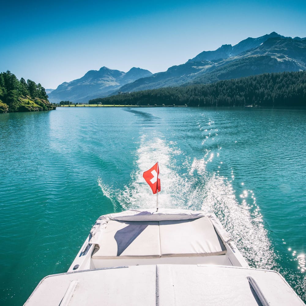 Schifffahrt auf dem Silsersee