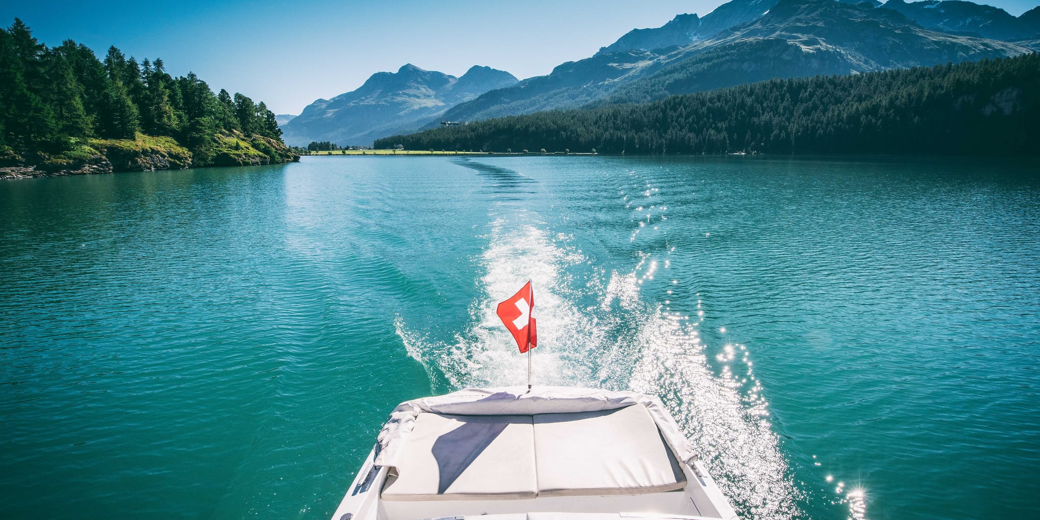 Schifffahrt auf dem Silsersee