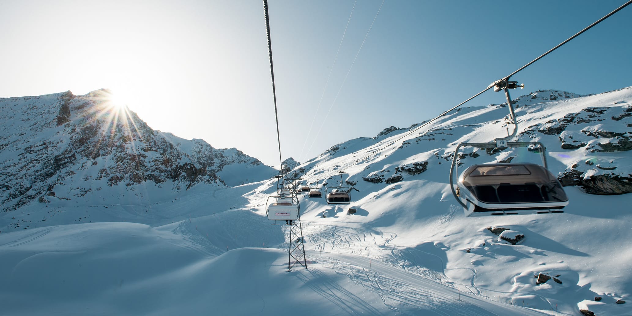 Skifahren und Snowboarden in Sils