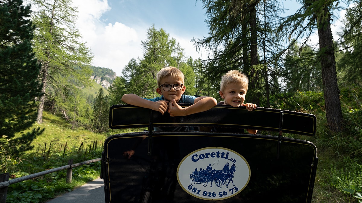 Kutschfahrt Familie