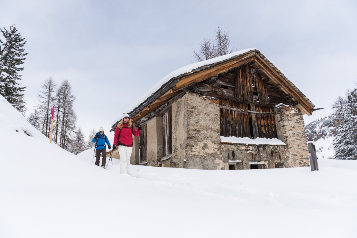Snowshoe trail Muotta da Güvè (SwitzerlandMobility Route 561)