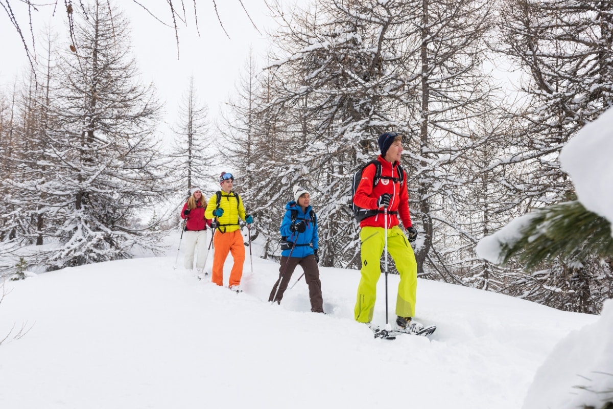 Snowshoe trail Suot Ovas